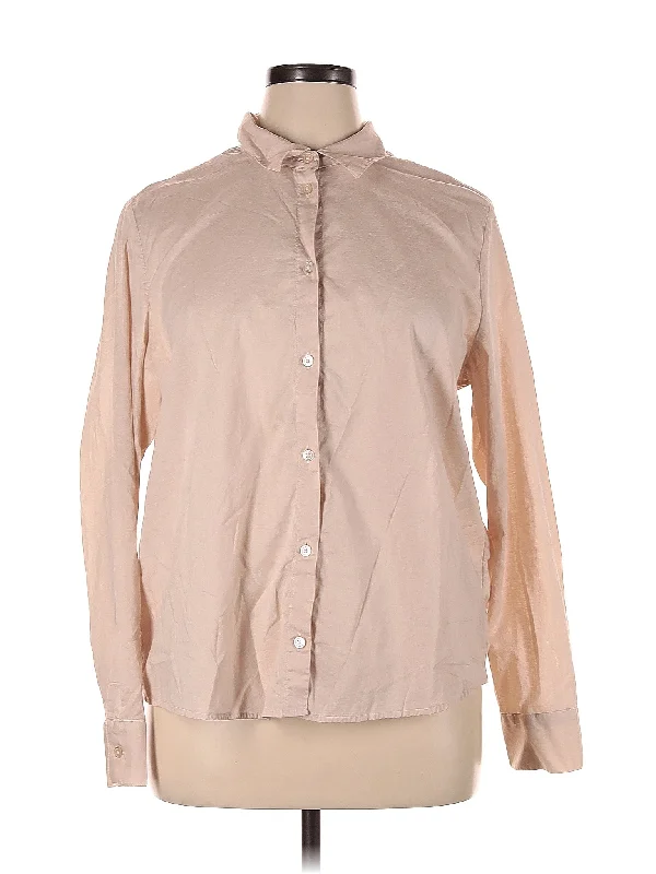 Long Sleeve Button Down Shirt-- Graphic Embroidered Appliqued