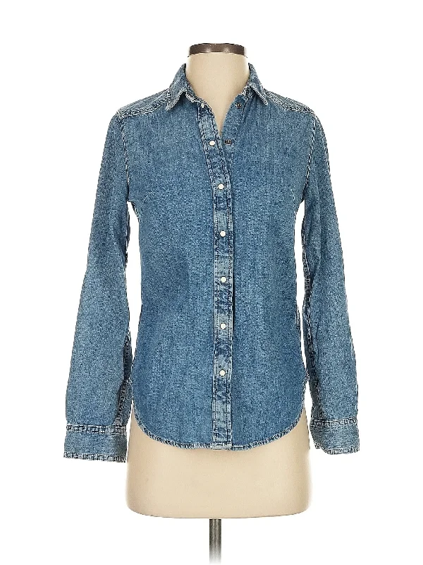 Long Sleeve Button Down Shirt-- Knit Fabric Woven Fabric Fleece Fabric