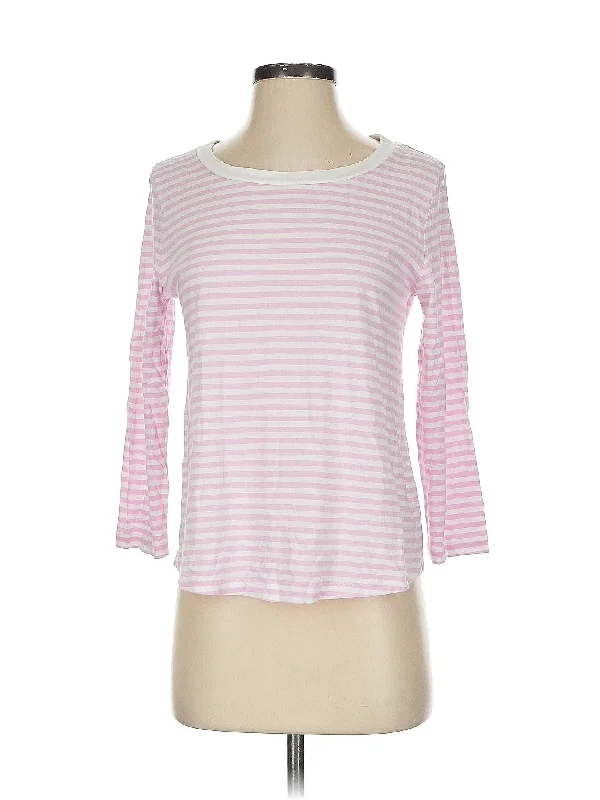 3/4 Sleeve T Shirt-- V-Neck T-Shirt Long Sleeve Cotton