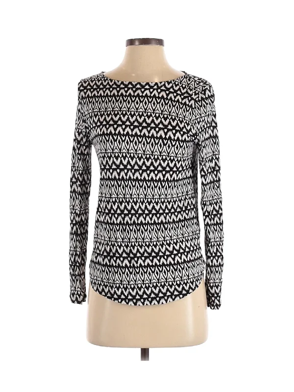 Long Sleeve T Shirt-- Spandex Blend Rayon Blend Denim Blend
