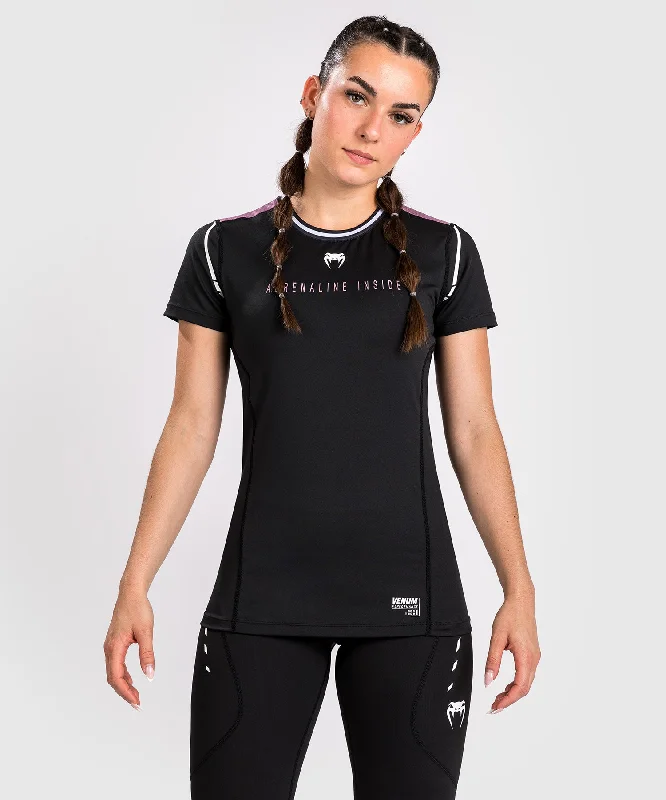 Venum Adrenaline T-Shirt Dry-Tech da Donna - Purple-- Satin Blend Silk Blend Wool Blend