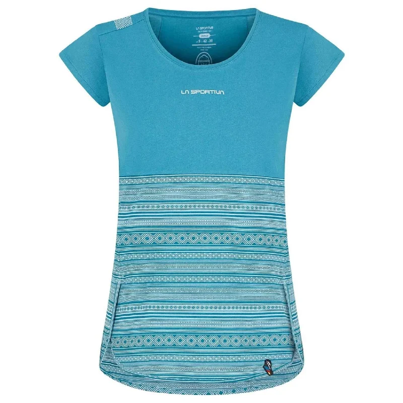 La Sportiva Clearance Lidra T-Shirt - Womens-- V-Neck T-Shirt Long Sleeve Cotton