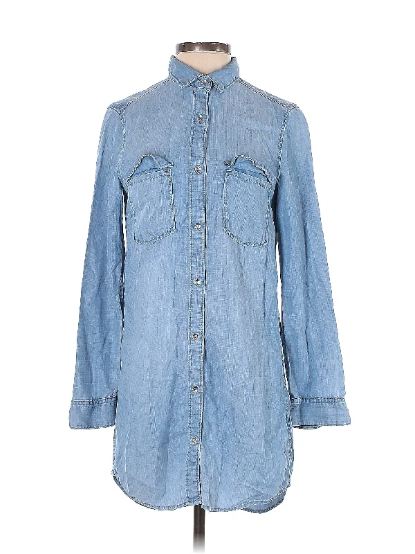 Long Sleeve Button Down Shirt-- Iron Safe Non-Iron Wrinkle Free