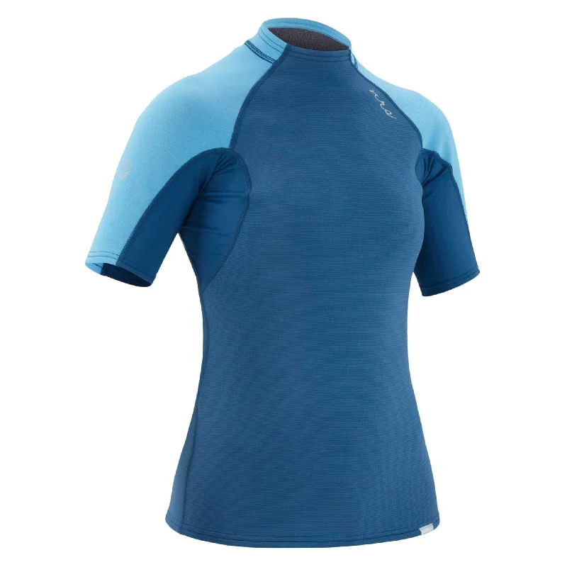 NRS Clearance HydroSkin 0.5 Short-Sleeve Shirt - Womens-- Ribbed T-Shirt High Neck Heavyweight NRS Clearance HydroSkin 0.5 Short-Sleeve Shirt - Womens-- Ribbed T-Shirt High Neck Heavyweight