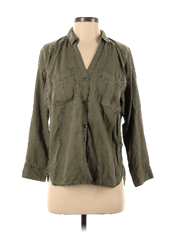 Long Sleeve Button Down Shirt-- Anti-Shrink Durable Soft