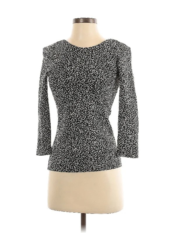 3/4 Sleeve T Shirt-- Graphic T-Shirt Round Neck Polyester