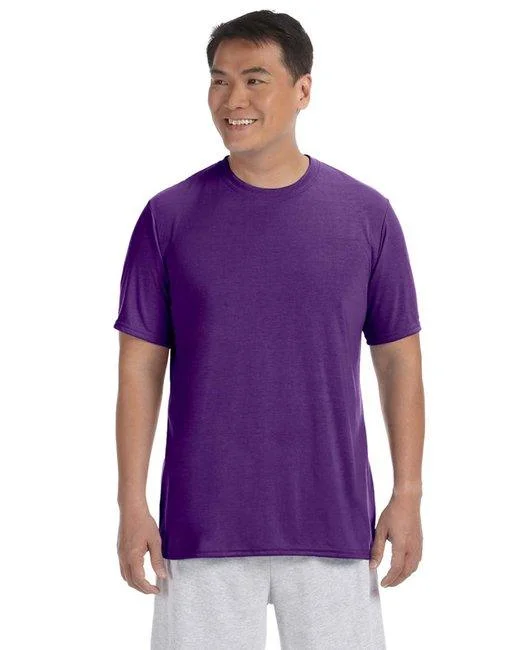 Gildan Adult Performance  Adult 5 oz. T-Shirt G420 (Pack of 6)-- Denim Fabric Leather Fabric Suede Fabric