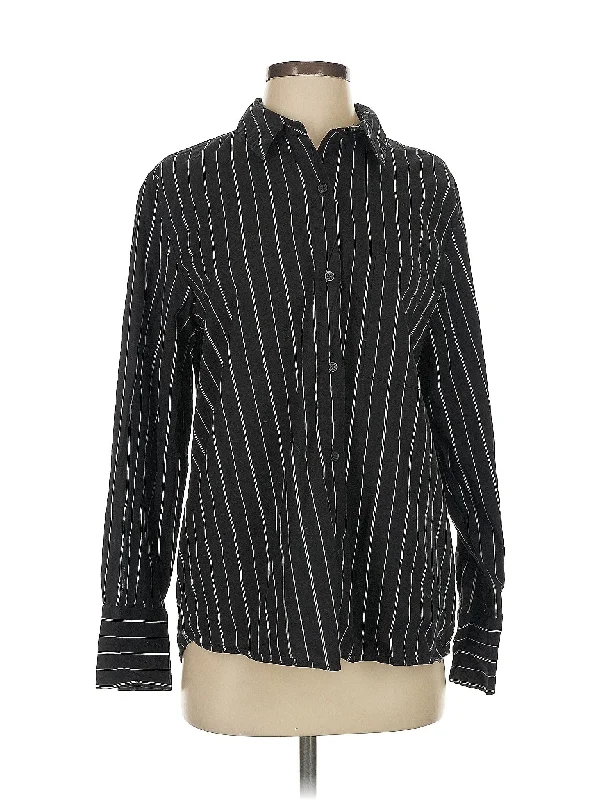 Long Sleeve Button Down Shirt-- Nylon Fabric Polyester Fabric Spandex Fabric