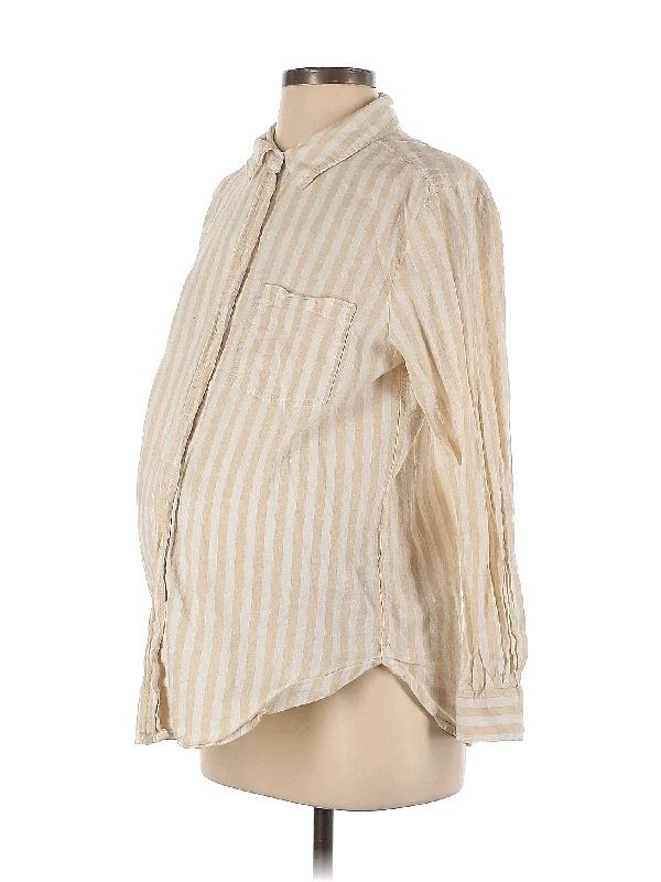 Long Sleeve Button Down Shirt-- Casual Formal Business