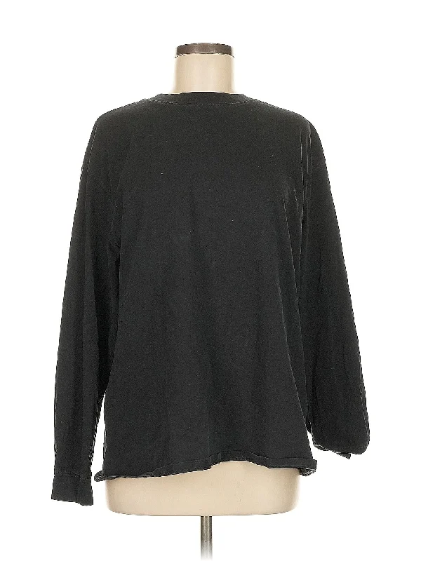 Long Sleeve T Shirt-- Faux Fur Fabric Real Fur Fabric Shearling Fabric