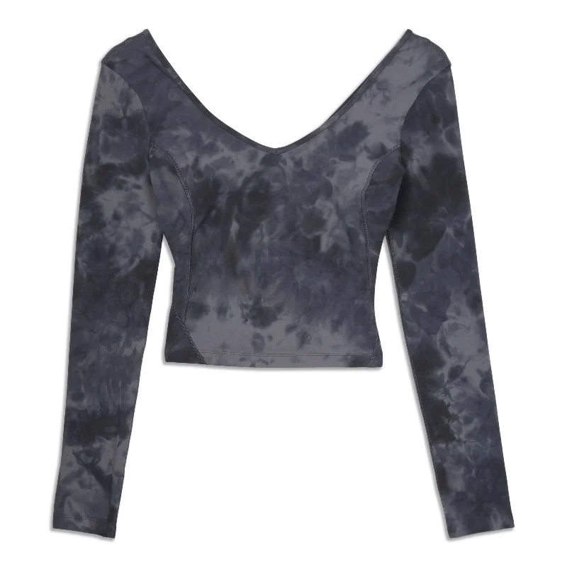 lululemon Align™ Long Sleeve Shirt - Resale -- Basic T-Shirt Crew Neck Short Sleeve