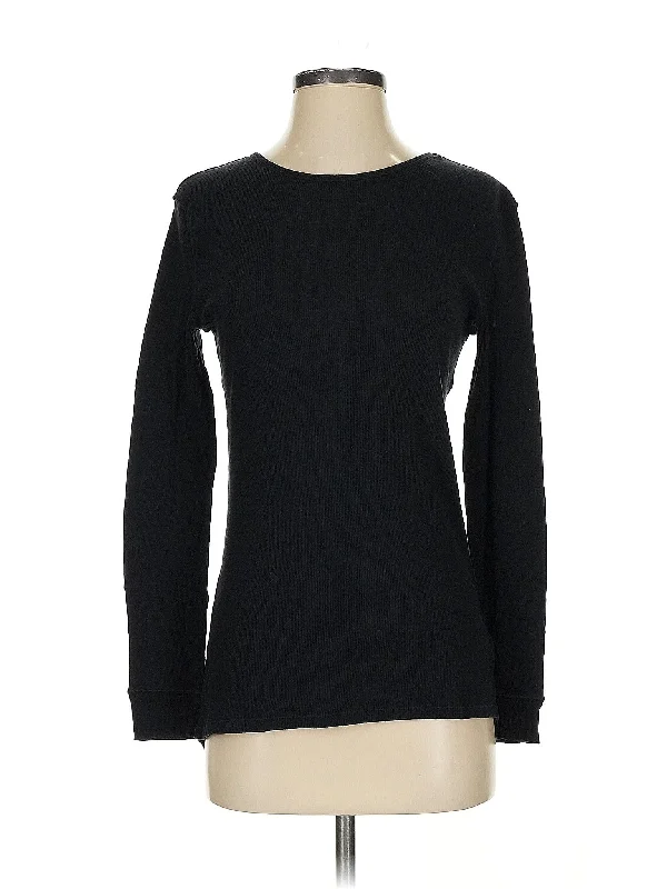 Long Sleeve T Shirt-- Zippered Front Buttoned Front Snap Front