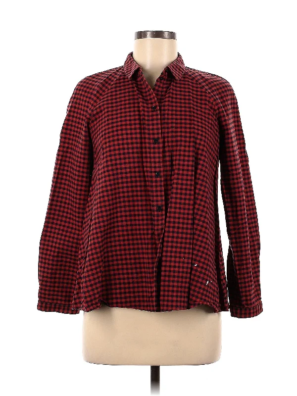 Long Sleeve Button Down Shirt-- Anti-Shrink Durable Soft
