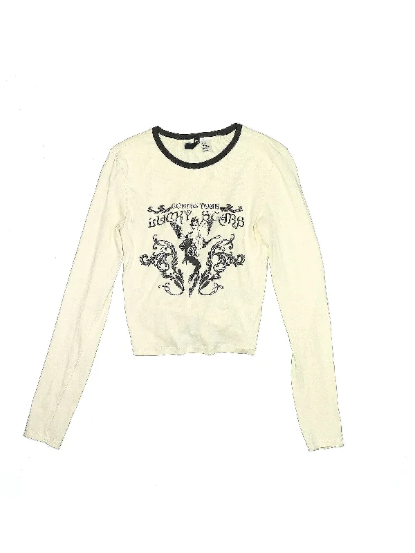 Long Sleeve T Shirt-- Wool Fabric Cashmere Fabric Tweed Fabric