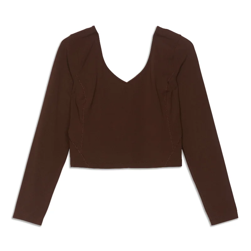 lululemon Align™ Long Sleeve Shirt - Resale-- Zippered Buttoned Snapped