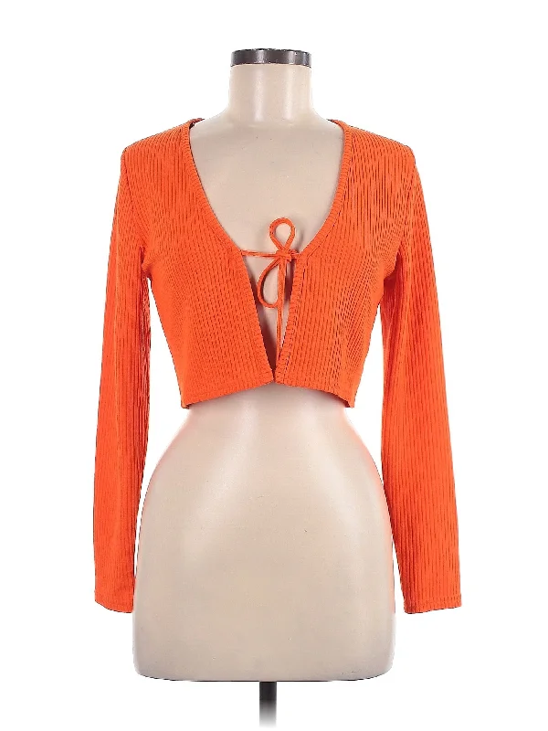 Long Sleeve T Shirt-- Hooded Caped Shawl Collar