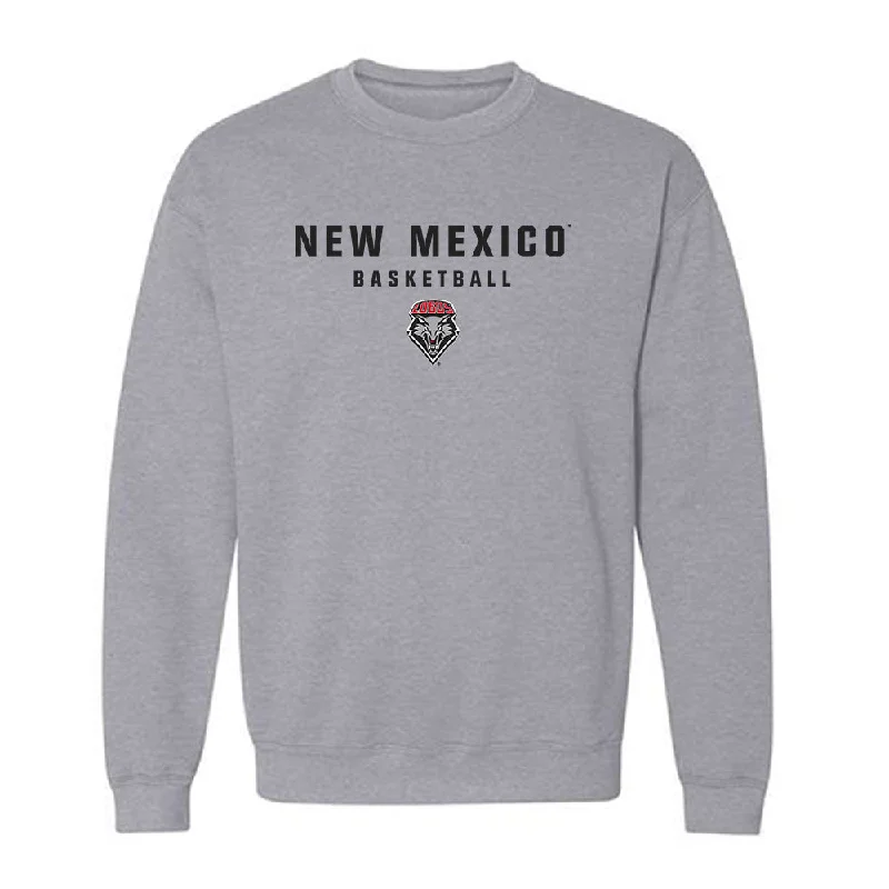 New Mexico - NCAA Women's Basketball : Nayli Padilla Chinea - Classic Shersey Crewneck Sweatshirt Hoodie with Slit Hem Functional Movement