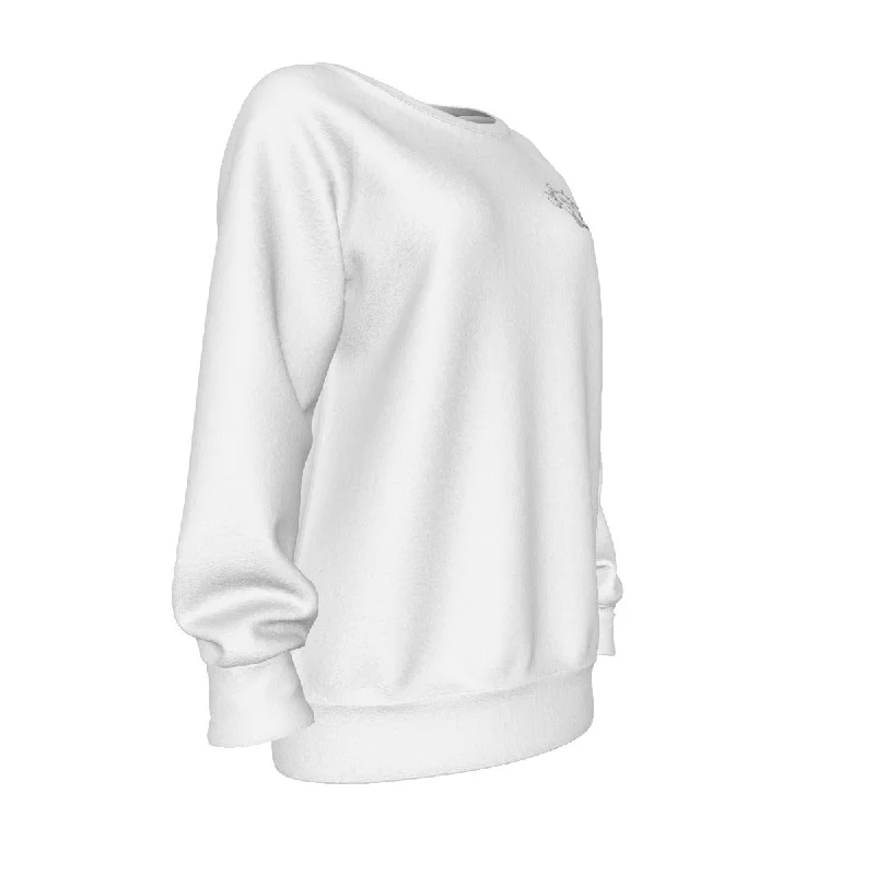 All-Over Print Women's Raglan Sleeve Sweatshirt Hoodie with Hem Patch Decorative Personalized All-Over Print Women's Raglan Sleeve Sweatshirt Hoodie with Hem Patch Decorative Personalized