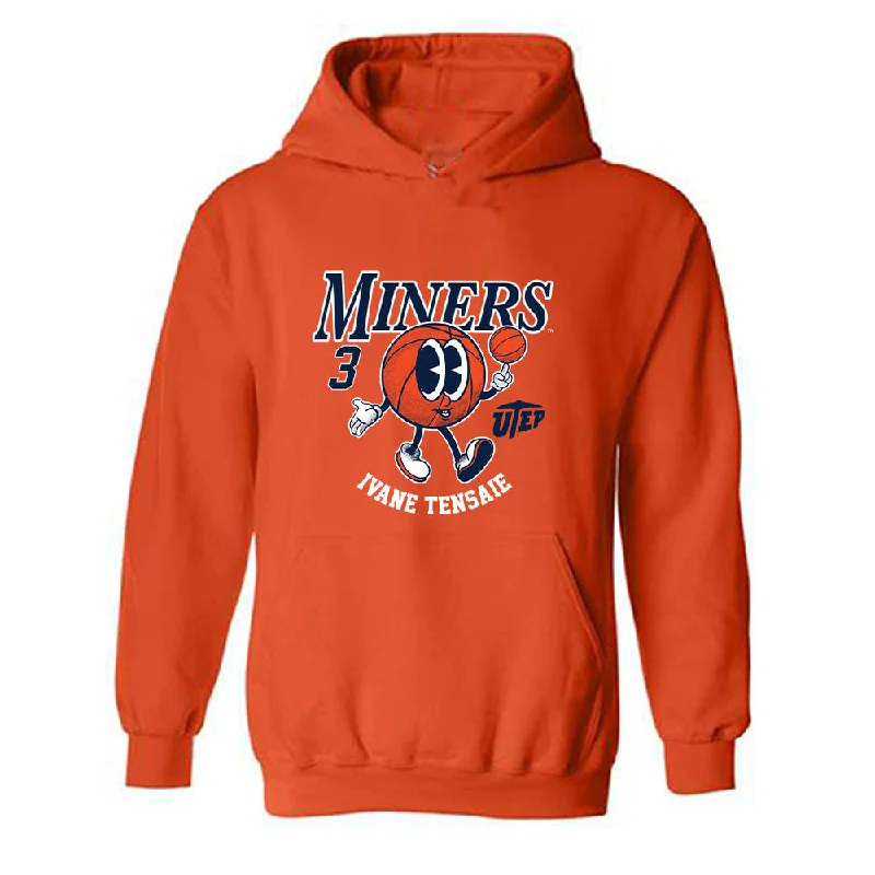 UTEP - NCAA Women's Basketball : Ivane Tensaie - Fashion Shersey Hooded Sweatshirt Hoodie Dress Longline Feminine