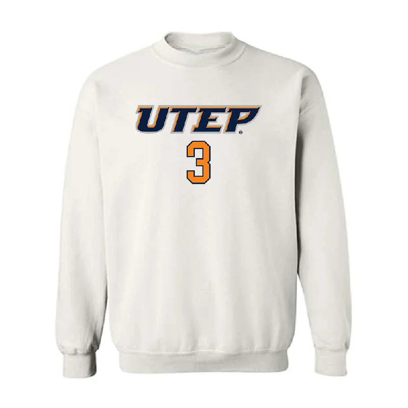 UTEP - NCAA Women's Basketball : Ivane Tensaie - Replica Shersey Crewneck Sweatshirt Hoodie with Patch Decorative Personalized