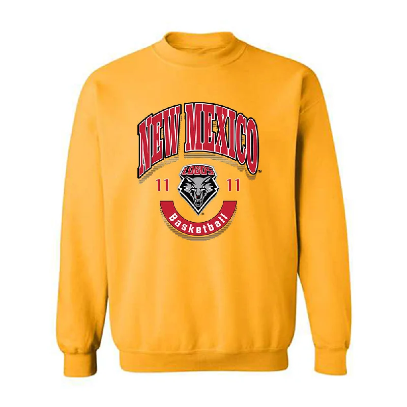 New Mexico - NCAA Women's Basketball : Nayli Padilla Chinea - Classic Fashion Shersey Crewneck Sweatshirt Hoodie with Longline Fit Extended Stylish