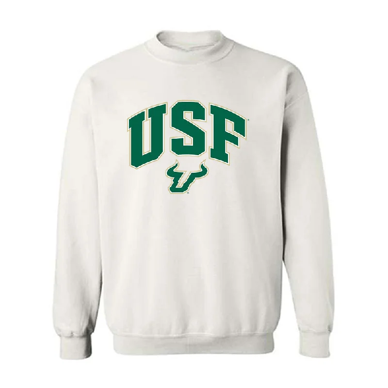 USF - NCAA Women's Basketball : Carla Brito - Classic Fashion Shersey Crewneck Sweatshirt Hoodie with Monochrome Minimalist Simple