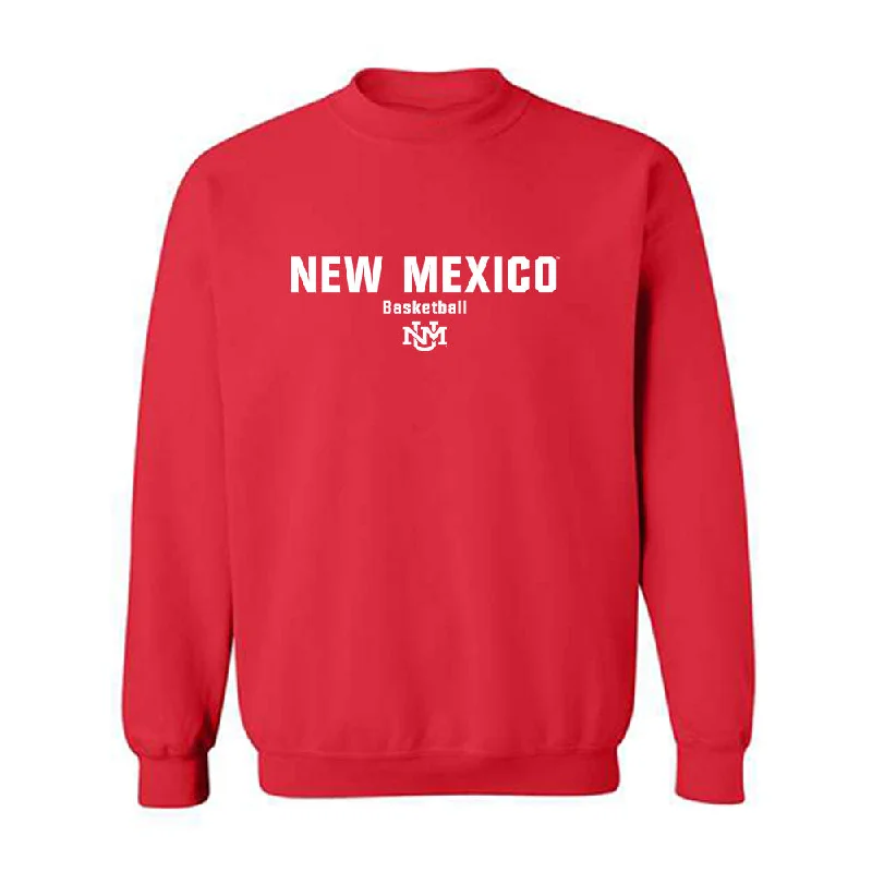 New Mexico - NCAA Women's Basketball : Nayli Padilla Chinea - Classic Shersey Crewneck Sweatshirt Hoodie with Set-In Sleeves Structured Classic