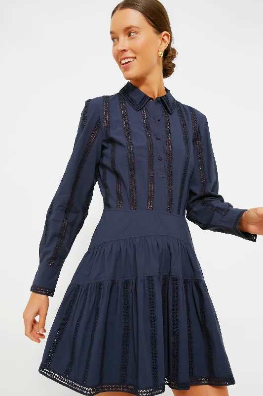 Midnight Camille Dress Tunics Solid Classic