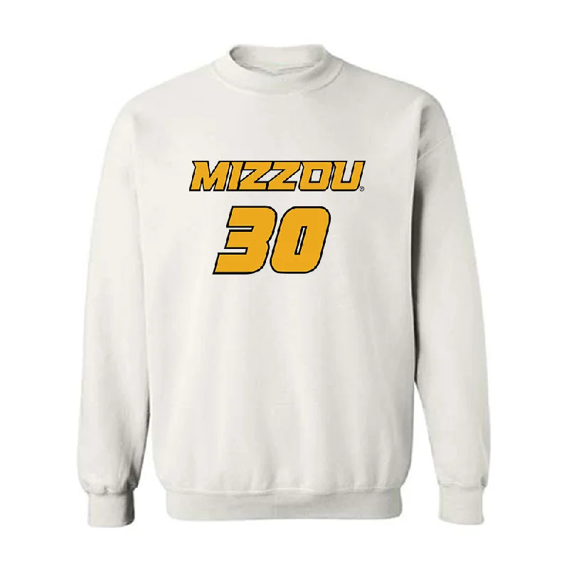 Missouri - NCAA Women's Basketball : Angelique Ngalakulondi - Classic Shersey Crewneck Sweatshirt Hoodie with Emblem Brand Identity Missouri - NCAA Women's Basketball : Angelique Ngalakulondi - Classic Shersey Crewneck Sweatshirt Hoodie with Emblem Brand Identity