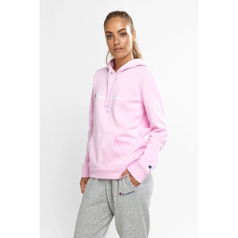 Champion Women's Script Hoodie Hoodie with Logo Branding Identity
