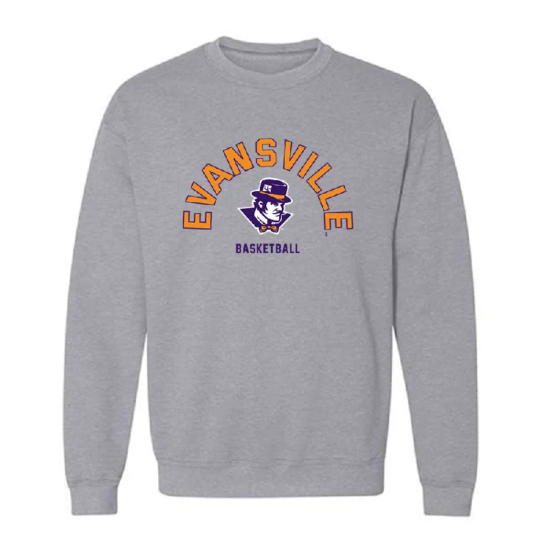 Evansville - NCAA Women's Basketball : Julia Palomo Vicente - Crewneck Sweatshirt Hoodie with Hem Contrast Bold Stylish Evansville - NCAA Women's Basketball : Julia Palomo Vicente - Crewneck Sweatshirt Hoodie with Hem Contrast Bold Stylish