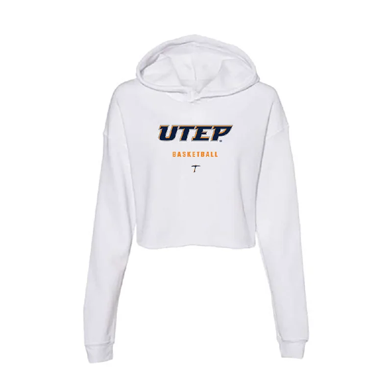 UTEP - NCAA Women's Basketball : Ivane Tensaie - Women's Crop Fleece Hoodie Cotton Hoodie Fleece Lining Warmth