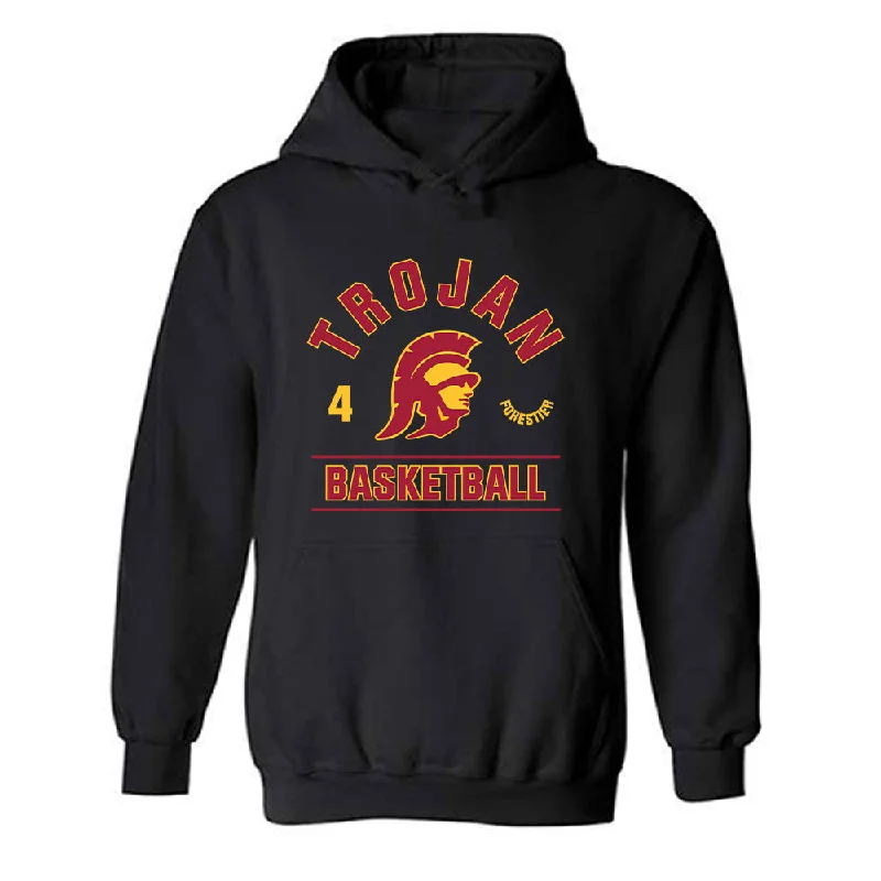 USC - NCAA Women's Basketball : Rian Forestier - Classic Fashion Shersey Hooded Sweatshirt Hoodie with Relaxed Fit Easy Casual