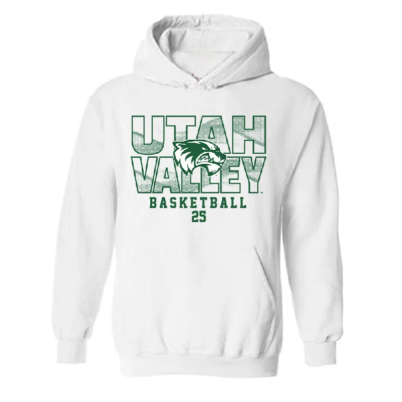 Utah Valley - NCAA Women's Basketball : Halle Nelson - Classic Shersey Hooded Sweatshirt Hoodie with Relaxed Fit Easy Casual