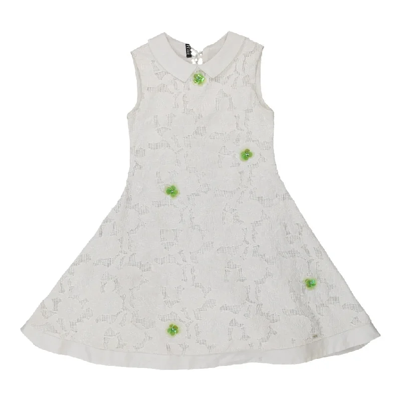 Age 13-14 Gianfranco Ferre Lace A-Line Dress - Large White Polyester Tunics Review highly Age 13-14 Gianfranco Ferre Lace A-Line Dress - Large White Polyester Tunics Review highly