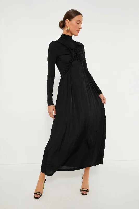 Noir Oriana Dress Cowl Neckline Elegant