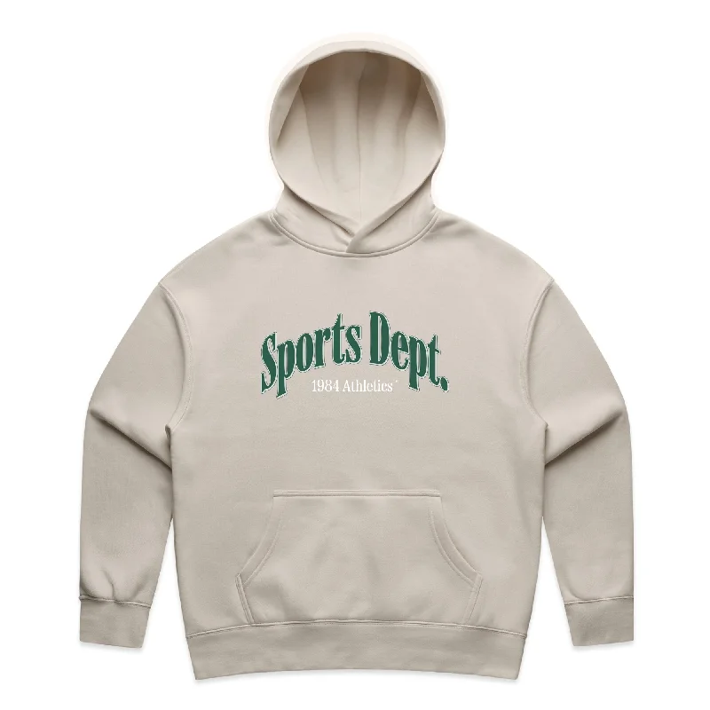 Vice 84 WMNS 'Sports Dept' Hoodie - Bone Hoodie with Earth Tones Natural Calm