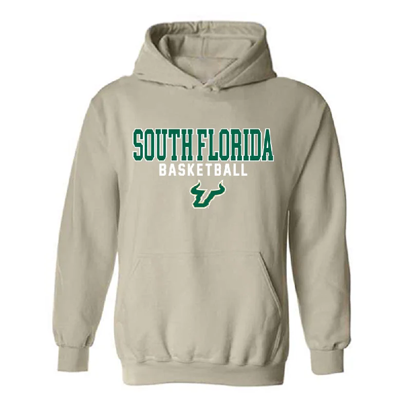 USF - NCAA Women's Basketball : Carla Brito - Classic Shersey Hooded Sweatshirt Hoodie with Camouflage Military Edgy