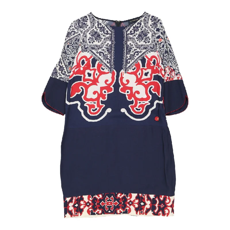Cavalli Class Dress - Medium Multicoloured Viscose Tunics Cozy comfortable