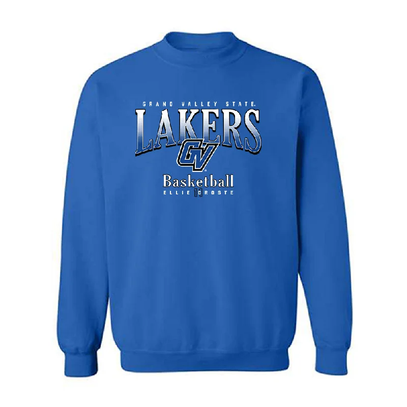 Grand Valley - NCAA Women's Basketball : Ellie Droste - Classic Fashion Shersey Crewneck Sweatshirt Hoodie Jacket Zipper Layering