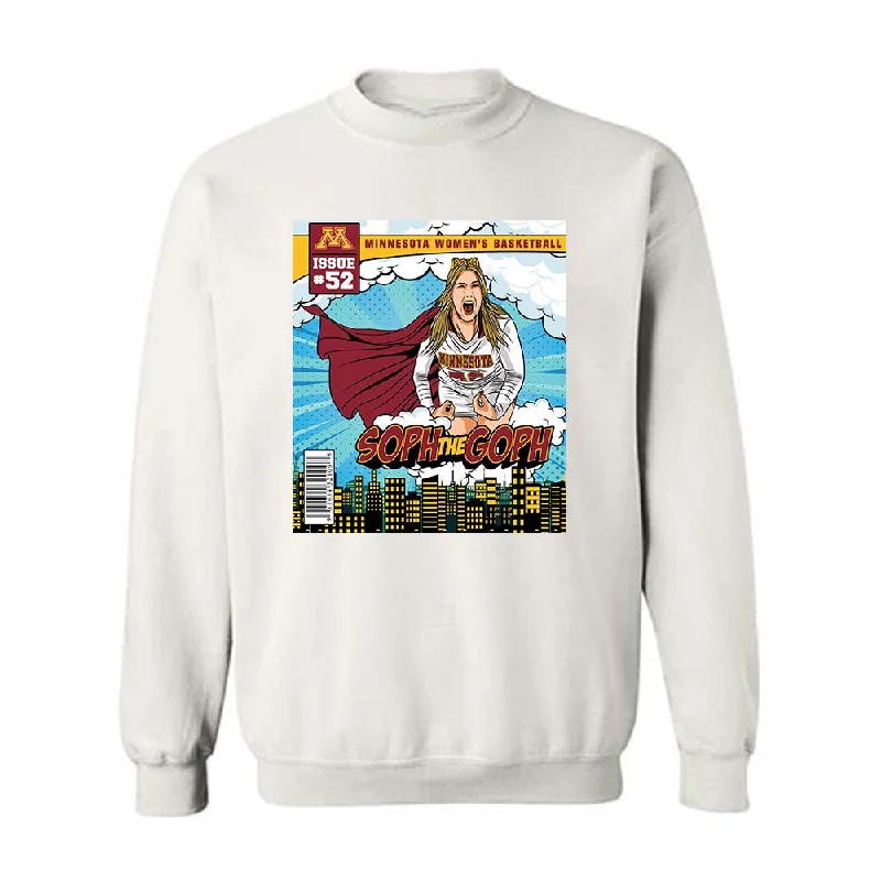 Minnesota - NCAA Women's Basketball : Sophia Hart - Individual Caricature Crewneck Sweatshirt Graphic Hoodie Design Print