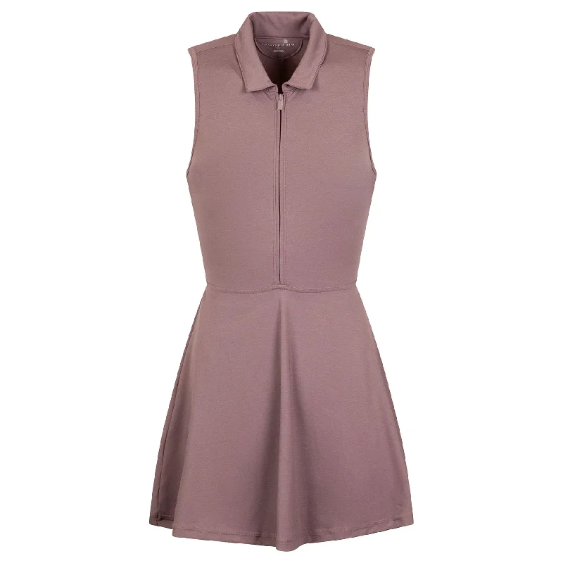 Womens Moveknit Sleeveless Zip Dress 2.0 Heather Moonscape - AW24 Tunics Exclusive limited Womens Moveknit Sleeveless Zip Dress 2.0 Heather Moonscape - AW24 Tunics Exclusive limited