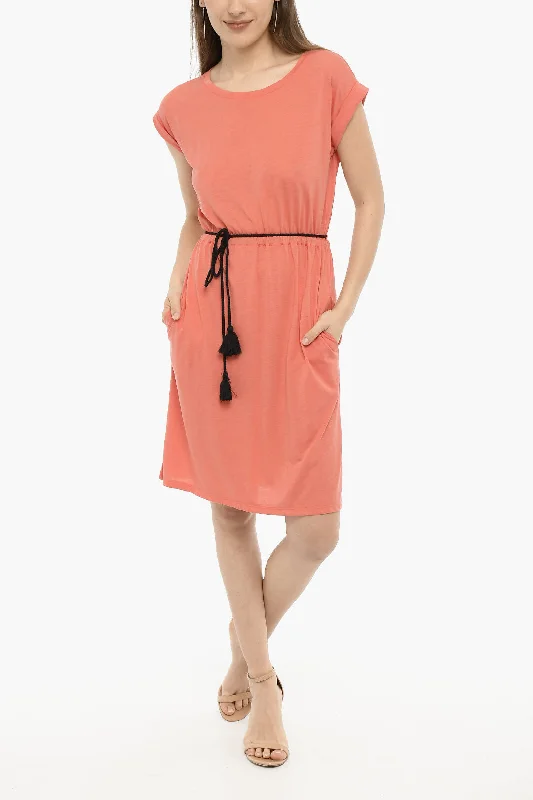 Woolrich Solid Color Tee Dress with Drawstring M Standard size Tunics Cozy comfortable Woolrich Solid Color Tee Dress with Drawstring M Standard size Tunics Cozy comfortable