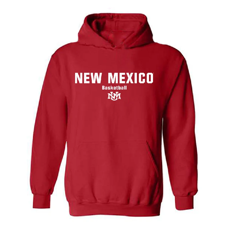 New Mexico - NCAA Women's Basketball : Nayli Padilla Chinea - Classic Shersey Hooded Sweatshirt Hoodie with Rolled Sleeves Casual Relaxed
