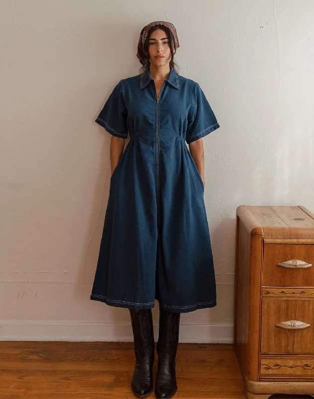 Noble Long Utility Dress Tunics Fashionable chic