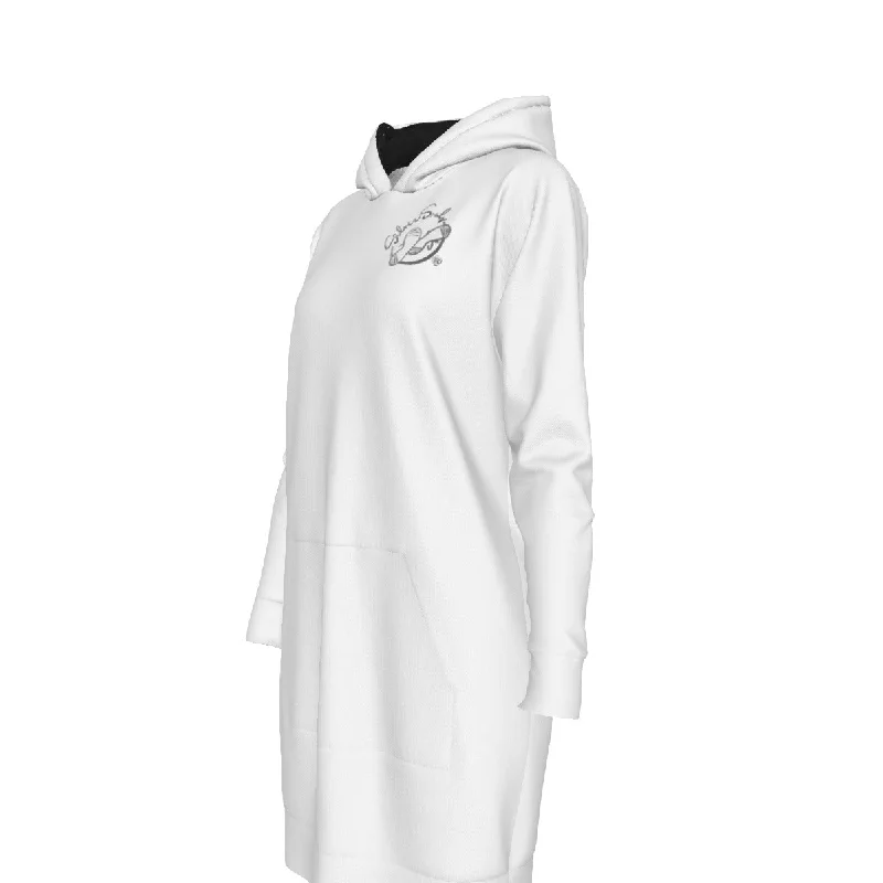 All-Over Print Women's Long Hoodie Hoodie with Lining Warm Insulated