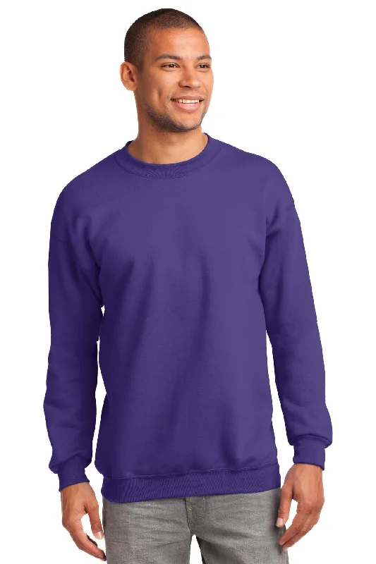 Port & Company - Essential Fleece Crewneck Sweatshirt.  PC90 Hoodie with Belted Waist Structured Tailored