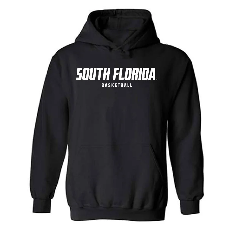 USF - NCAA Women's Basketball : Carla Brito - Classic Fashion Shersey Hooded Sweatshirt Hoodie with V-Neck Classic Versatile