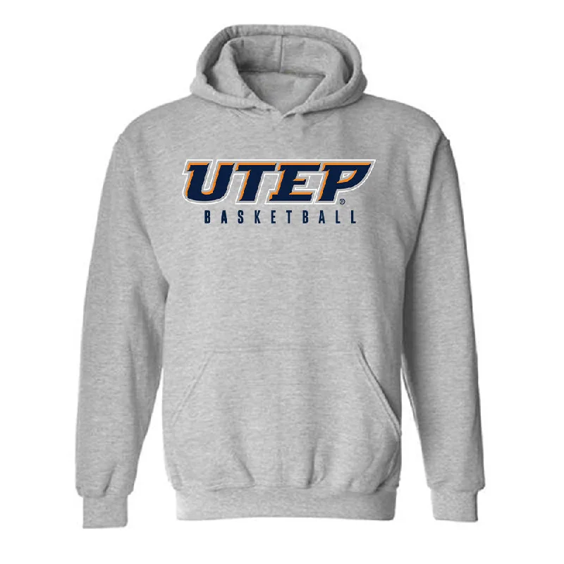 UTEP - NCAA Women's Basketball : Ivane Tensaie - Classic Shersey Hooded Sweatshirt Hoodie with Button Classic Timeless