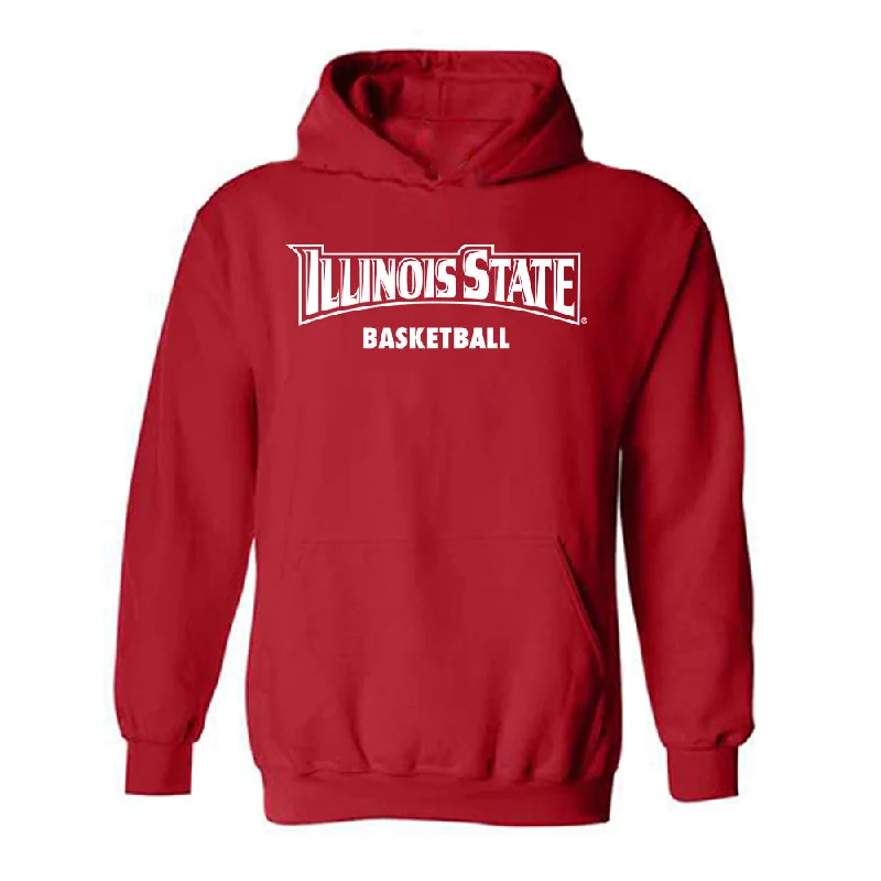 Illinois State - NCAA Women's Basketball : Trista Fayta - Classic Shersey Hooded Sweatshirt Hoodie with Front Slit Layering Stylish